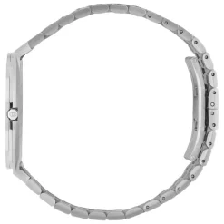GUCCI 25H 38mm Quartz Silver Dial Steel Case Bracelet Watch