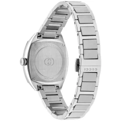 Gucci Interlocking 29mm Silver Dial Diamond Dots Steel Bracelet Watch
