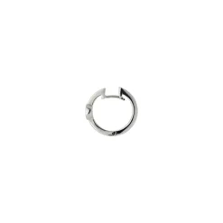 Gucci Interlocking Silver Hoop Earrings
