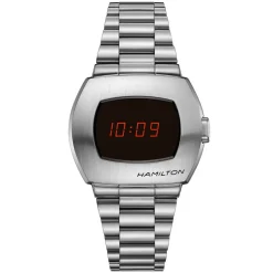 Hamilton American Classic PSR Digital Quartz 41mm x 35mm Dial Steel Case & Bracelet Watch