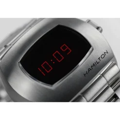 Hamilton American Classic PSR Digital Quartz 41mm x 35mm Dial Steel Case & Bracelet Watch