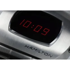 Hamilton American Classic PSR Digital Quartz 41mm x 35mm Dial Steel Case & Bracelet Watch