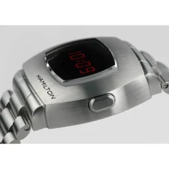 Hamilton American Classic PSR Digital Quartz 41mm x 35mm Dial Steel Case & Bracelet Watch