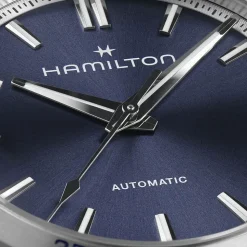 Hamilton Jazzmaster Performer Auto 34mm Blue Dial Steel Bracelet Watch