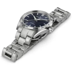 Hamilton Jazzmaster Performer Auto 34mm Blue Dial Steel Bracelet Watch