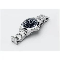Hamilton Khaki Field King Auto 40mm Black Dial Steel Case & Bracelet Watch