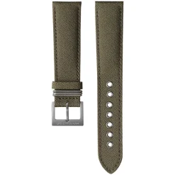 Hamilton Khaki Field Mechanical 38mm Green Dial Steel Case Green Canvas Strap Watch