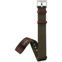 Hamilton Khaki Field Mechanical 38mm Black Dial Steel Case Green Strap Watch