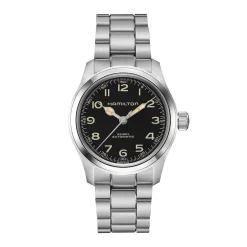Hamilton Khaki Field Murph 38mm Black Dial Steel Case & Bracelet Watch