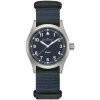 Hamilton Khaki Field Quartz 38mm Blue Dial Steel Case Blue Strap Watch