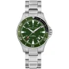 Hamilton Khaki Navy Scuba Auto 40mm Green Dial Steel Case & Bracelet Watch