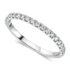 Kathy de Stafford 18ct White Gold "Alannah" Claw Set Diamond 0.20ct Wedding Ring