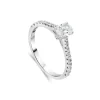 Kathy de Stafford 18ct White Gold Bella Oval Diamond with 0.70ct Stone Set Shoulders Ring