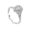Kathy de Stafford 18ct White Gold Pear Diamond Cluster Ring
