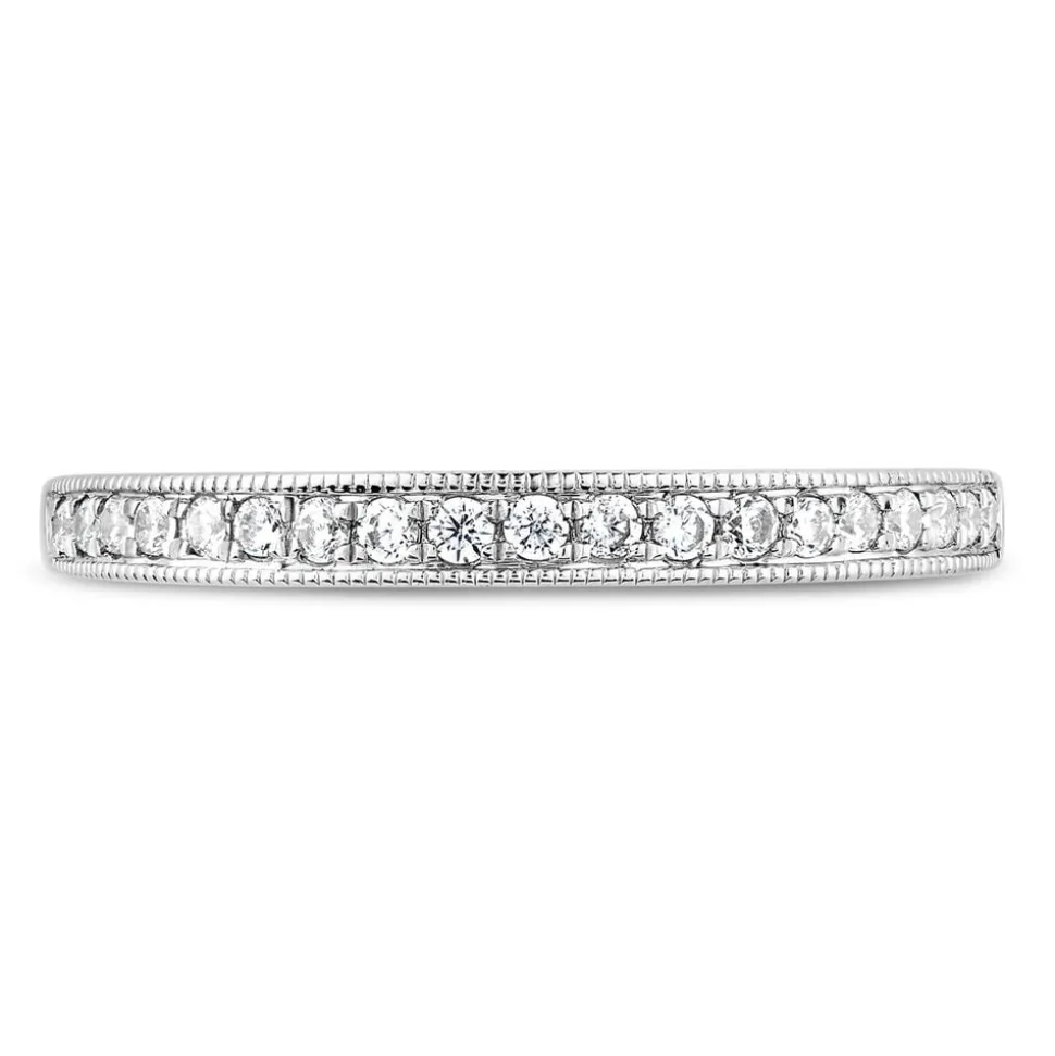 Kathy De Stafford 18ct White Gold 0.15 Carat Diamond Grain Setting Ring