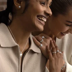Kathy De Stafford 18ct White Gold 'Anastasia' Diamond Square Cluster Halo Shoulders 1ct Ring