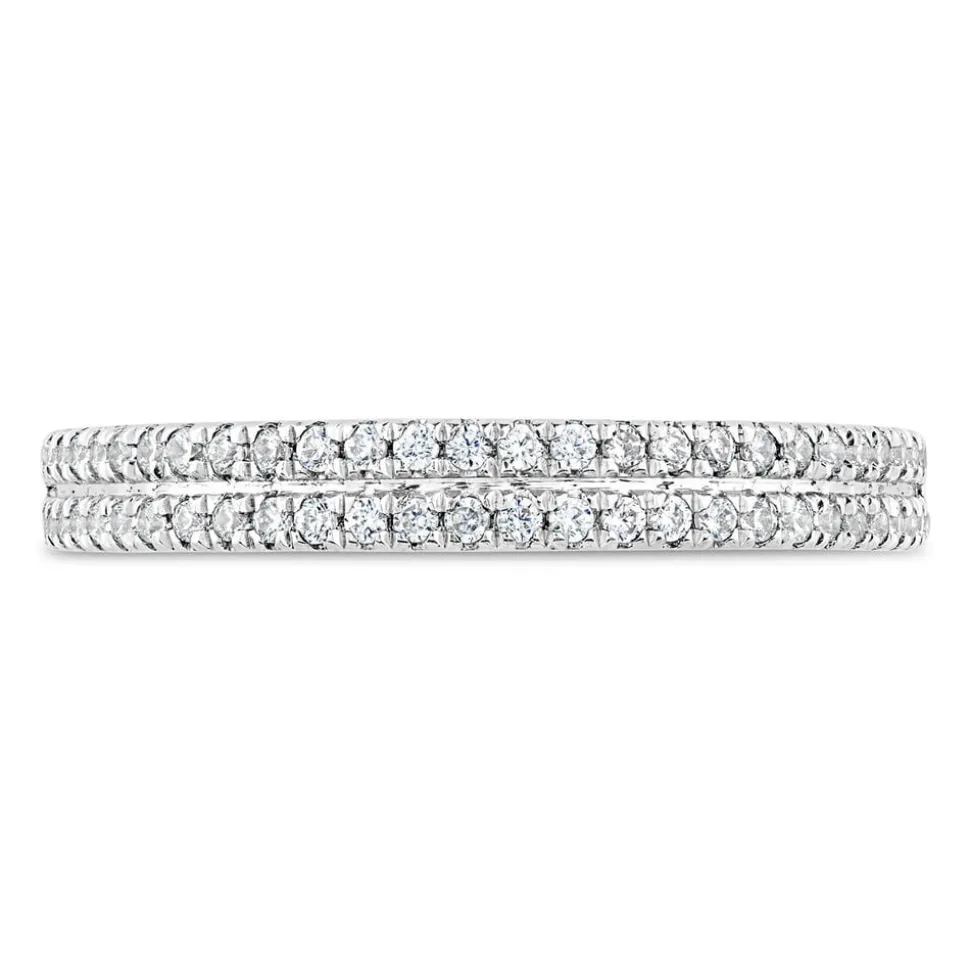 Kathy De Stafford's 18ct White Gold 0.25ct Diamond Double Row Ring