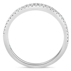 Kathy De Stafford's 18ct White Gold 0.25ct Diamond Double Row Ring