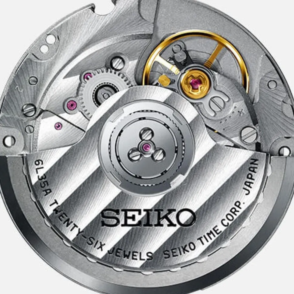 King Seiko KSK 6L ‘Tenjin-Fuji Violet’ 38.6mm Dial Stainless Steel Bracelet Watch