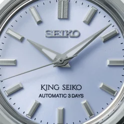 King Seiko KSK 6R Preppy Blue 36mm Dial Stainless Steel Bracelet Watch