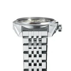 King Seiko KSK 6R Preppy Burgundy 36.1mm Dial Stainless Steel Bracelet Watch