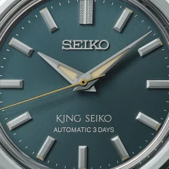 King Seiko KSK 6R Preppy Green 36.1mm Dial Stainless Steel Bracelet Watch