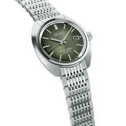 King Seiko &lsquo;Forest Green&rsquo; 6L 1969 Re-Interpretation 39.4mm Stainless Steel Bracelet Watch