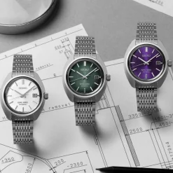 King Seiko &lsquo;Forest Green&rsquo; 6L 1969 Re-Interpretation 39.4mm Stainless Steel Bracelet Watch