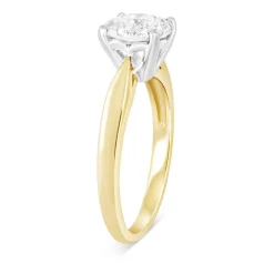 Ladies 18ct Gold Starburst Diamond Ring.