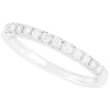 Ladies' 9ct White Gold and Diamond Claw Set Eternity Ring 0.25ct
