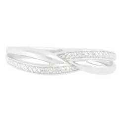 Ladies' 9ct White Gold and Diamond Dress Ring