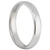 Ladies' 18ct white gold 3mm classic court wedding ring