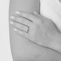 Ladies Sterling Silver Dress Ring