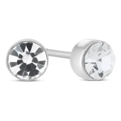 Little Treasure April Birthstone Children's Earrings