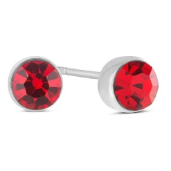 Little Treasure July Birthstone Children's Earrings