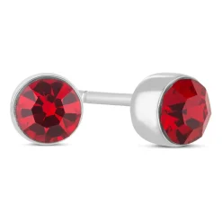 Little Treasure July Birthstone Children's Earrings