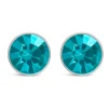 Little Treasure March Birthstone Children's Earrings