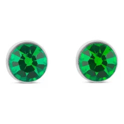 Little Treasure May Birthstone Children's Earrings