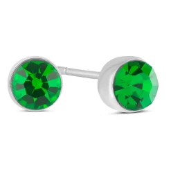 Little Treasure May Birthstone Children's Earrings