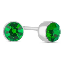 Little Treasure May Birthstone Children's Earrings