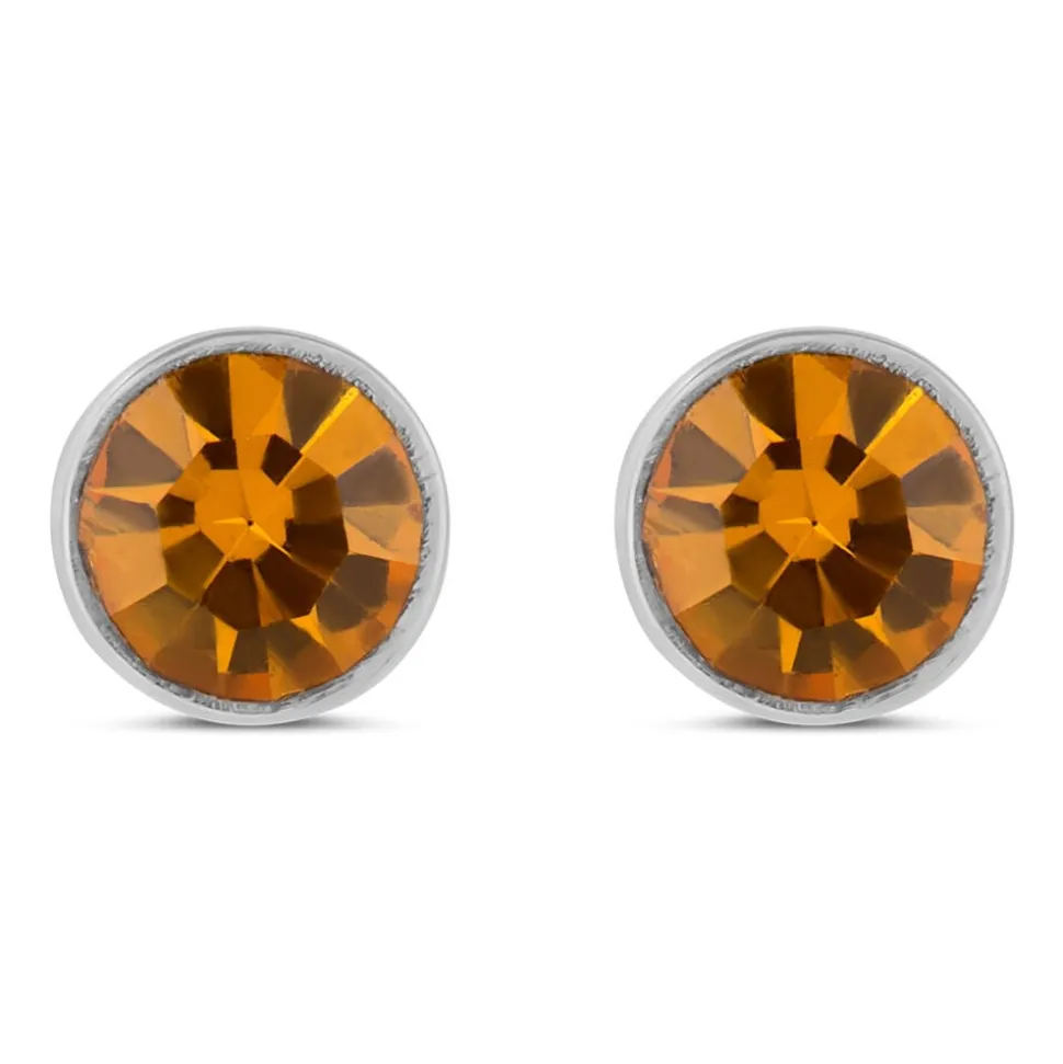 Little Treasure November Birthstone Children's Earrings