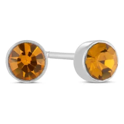 Little Treasure November Birthstone Children's Earrings