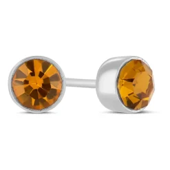 Little Treasure November Birthstone Children's Earrings