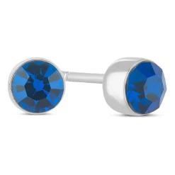 Little Treasure September Birthstone Children's Earrings