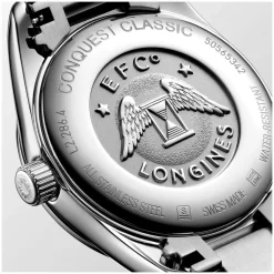 Longines Conquest Classic Blue Dial Stainless Steel 29.5mm Ladies Watch