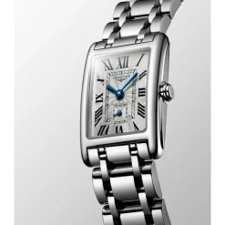 Longines DolceVita 20.80 X 32.00 mm Silver "flinque" Dial Blue Index Steel Case Watch