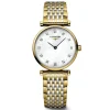 Longines Elegance La Grande Classique 24mm MOP Dial Diamond Dot Two Tone Bracelet Watch