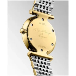 Longines Elegance La Grande Classique 24mm MOP Dial Diamond Dot Two Tone Bracelet Watch