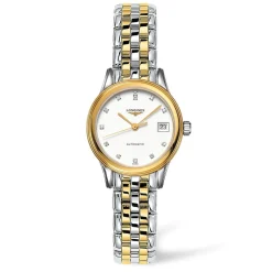 Longines Flagship Ladies Two-Tone Diamond-Set Automatic Watch