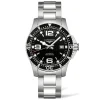 Longines HydroConquest Automatic Black Dial Stainless Steel Bracelet Watch